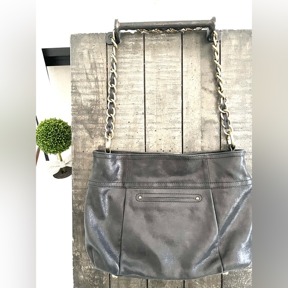 B. MAKOWSKY Leather Shoulder Bag Chain - Picture 2 of 10